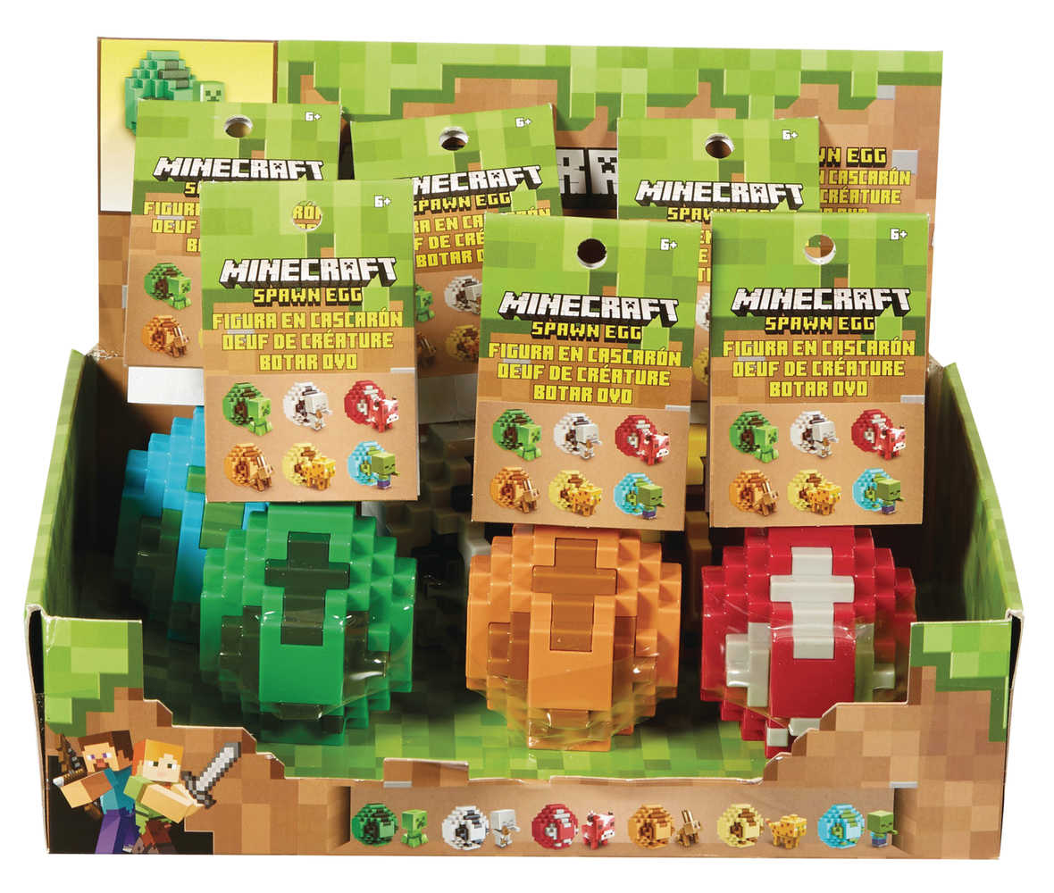 Minecraft Spawn Egg Mini Figure Bmb Display 201901  