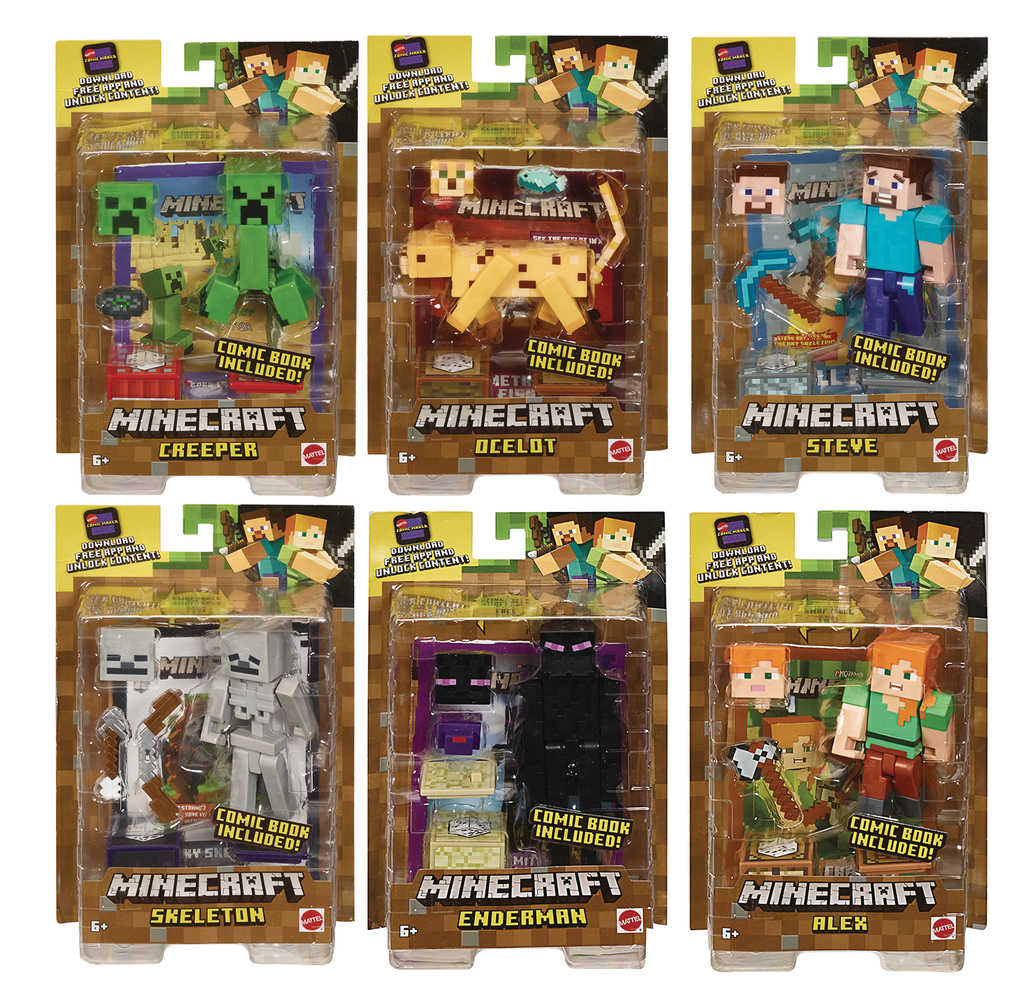 Minecraft Comic Maker Action Figure Assortment 201901  
