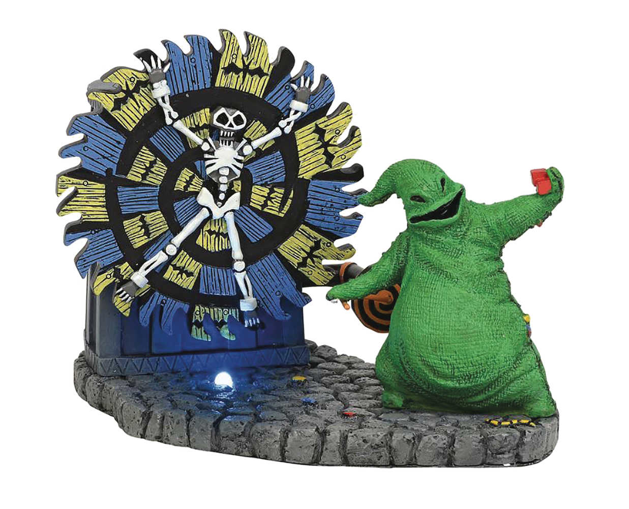 Nbx Village Animated Oogie Boogie Wheel Spin Figure 