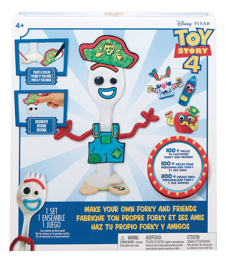 Toy Story 4 Make Your Own Forky & Friends Craft Set Case 