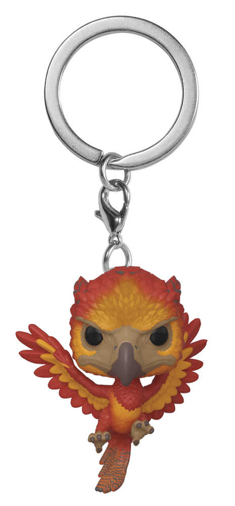 Pocket Pop Harry Potter Fawkes Keychain 
