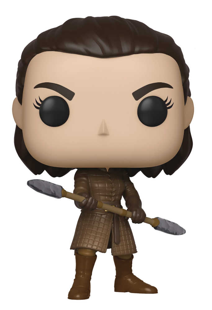 Pop TV Game Of Thrones Arya W/Two Headed Spear Vinyl Figure 