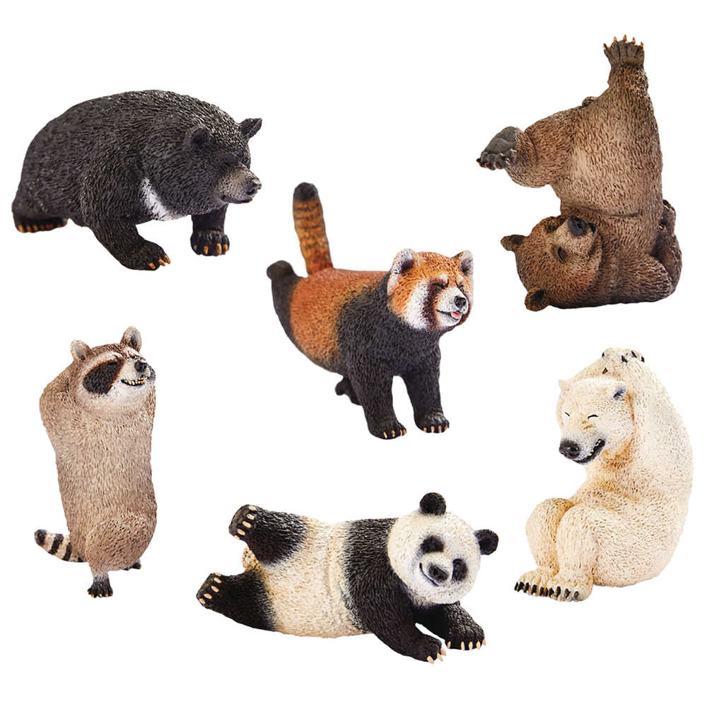 Animal Life Shaking 8 Pc Trading Figure Bmb Display 