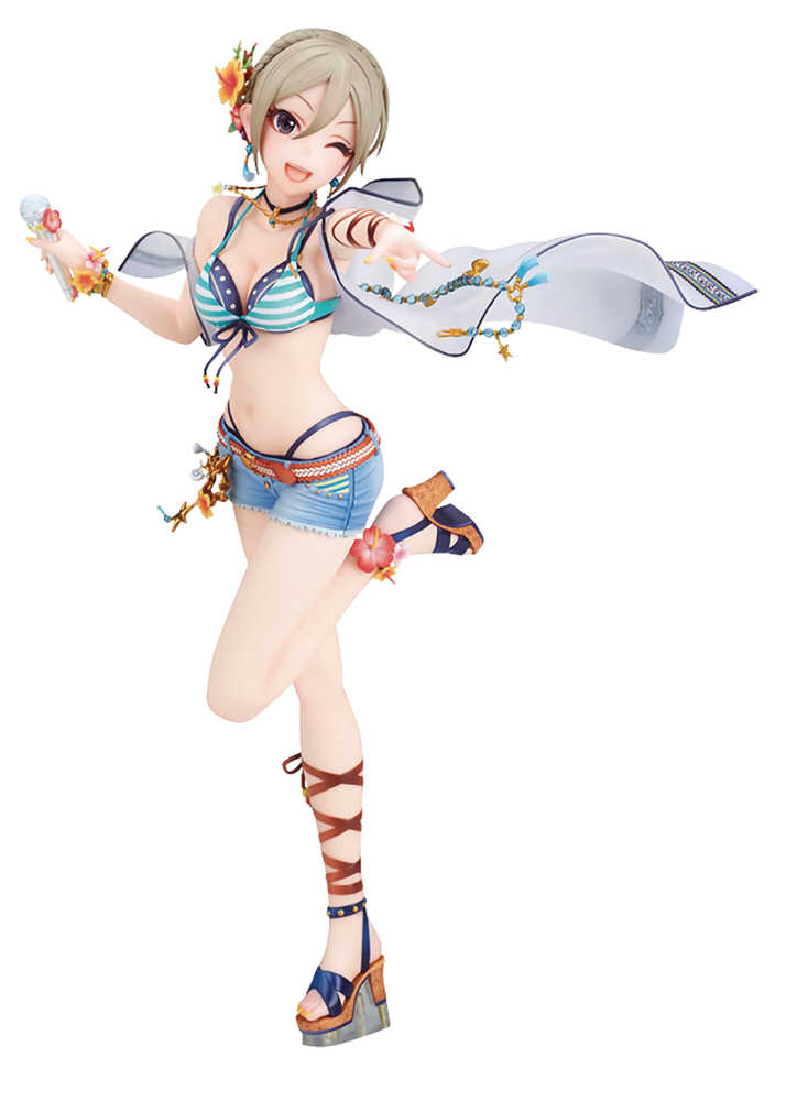 Idolmaster Cg Syuko Shiomi 1/7 PVC Figure Blue Horizon Ver 
