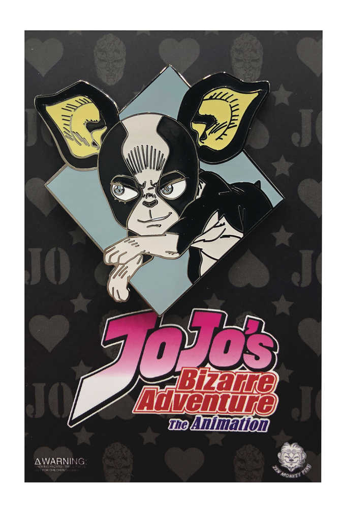 Jojos Bizarre Adventure Diamond Iggy Pin 
