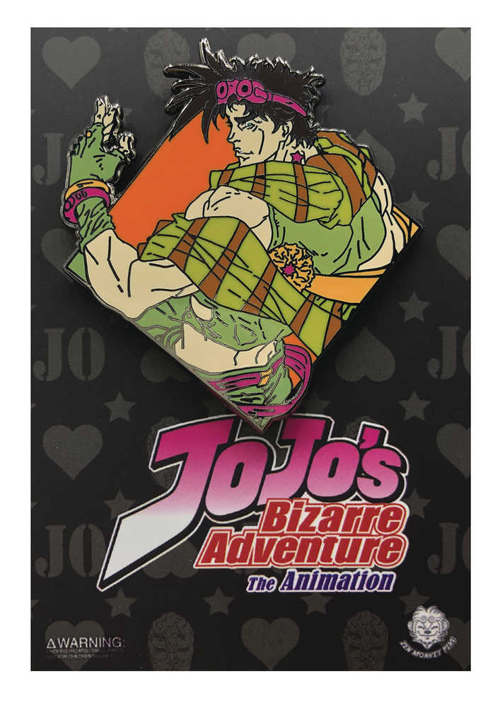 Jojos Bizarre Adventure Diamond Joseph Joestar Battle Pin (C