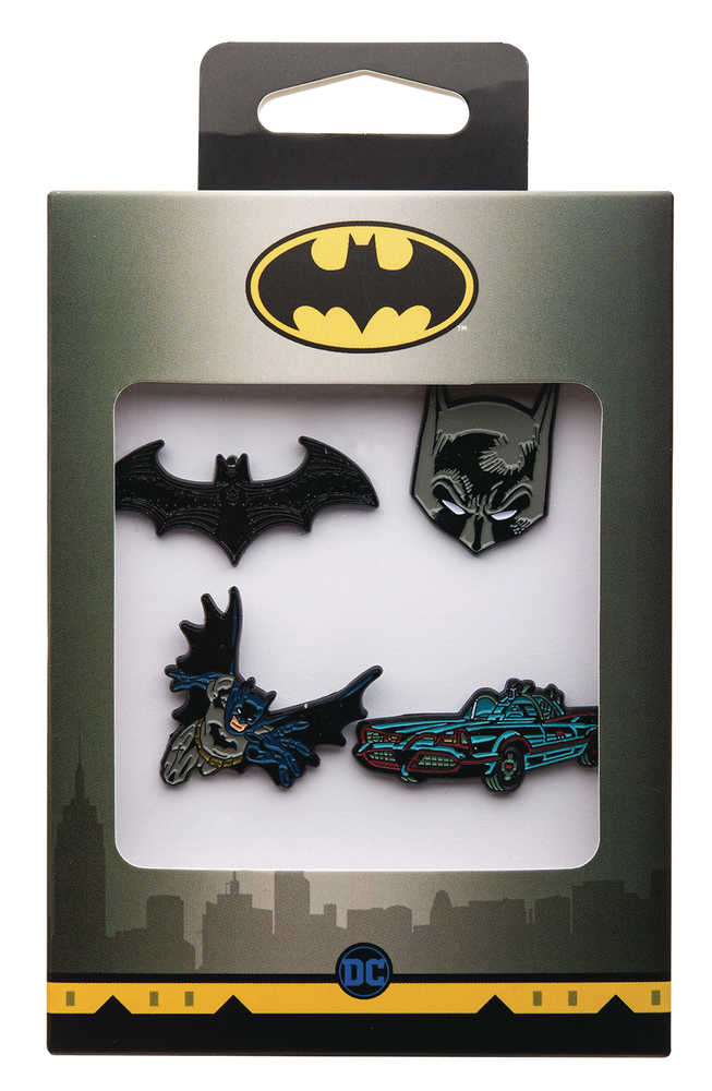 Batman 4 Pc Boxed Pin Set 