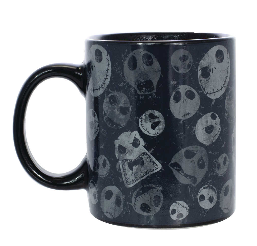 Nbx All Over Jack Head Black Heat Reveal Mug