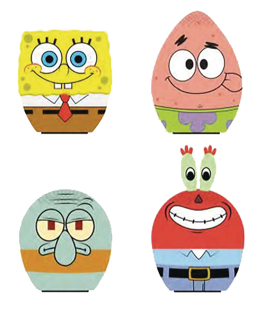 Spongebob Bitty Boomers Mini Speaker 12 Pc Assortment Ds 