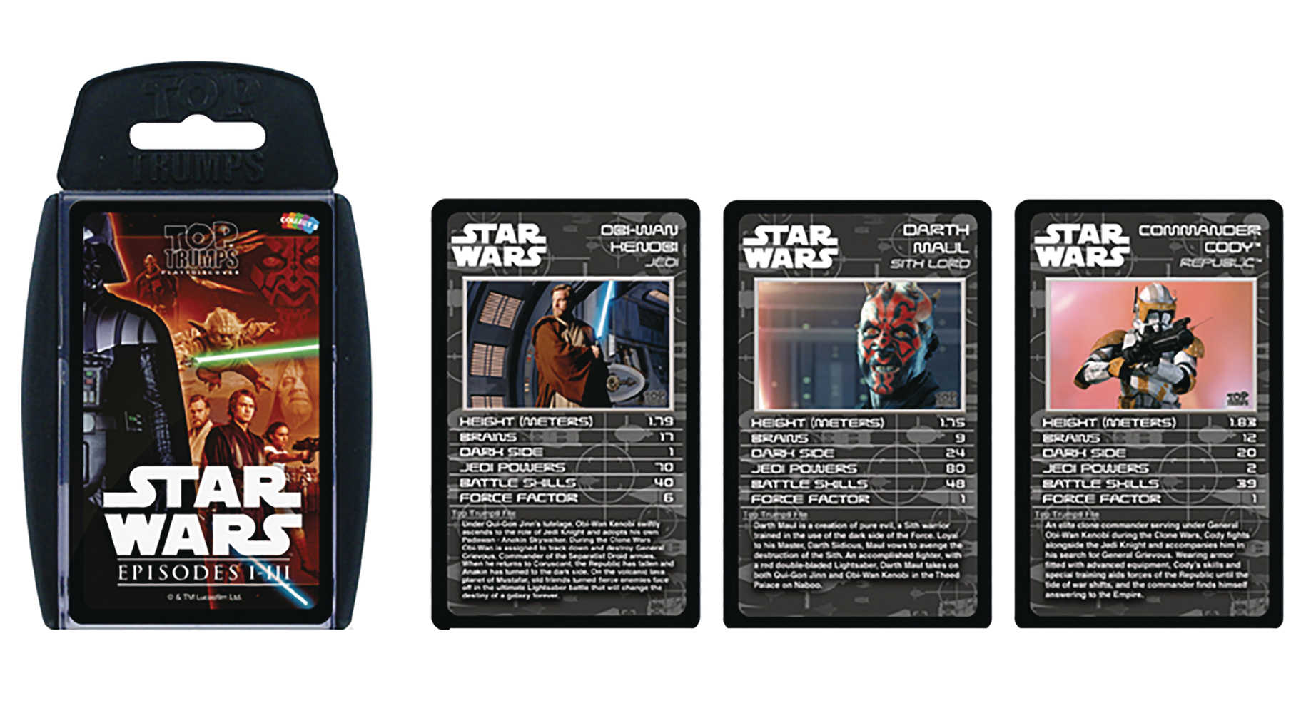 Star Wars Top Trumps Episode 1 III 