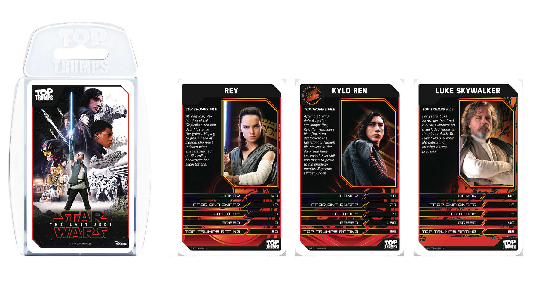 Star Wars Top Trumps Last Jedi 
