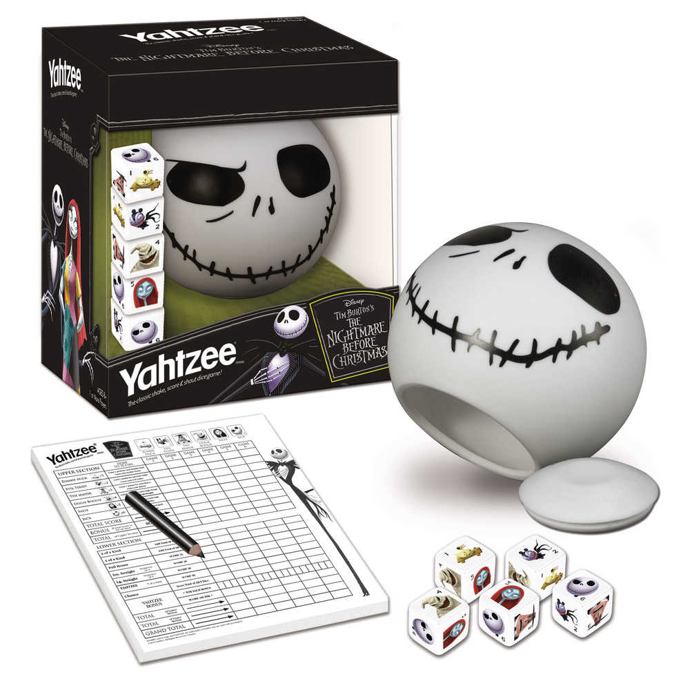 Nightmare Before Christmas Yahtzee Board Game 