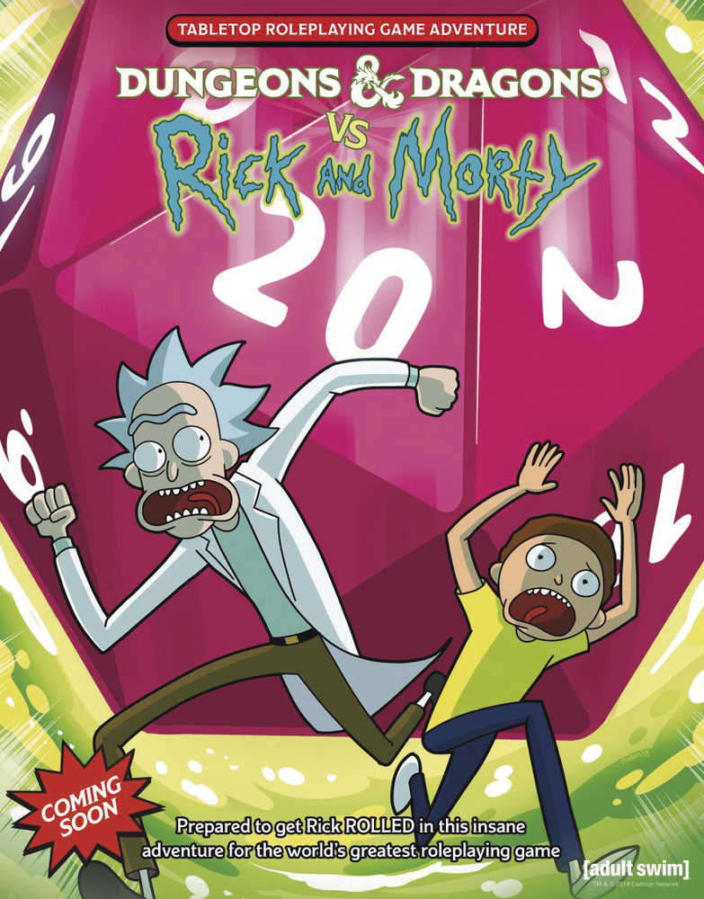 Dungeons & Dragons  Role Playing Game Rick & Morty Tabletop Role Playing Game Softcover