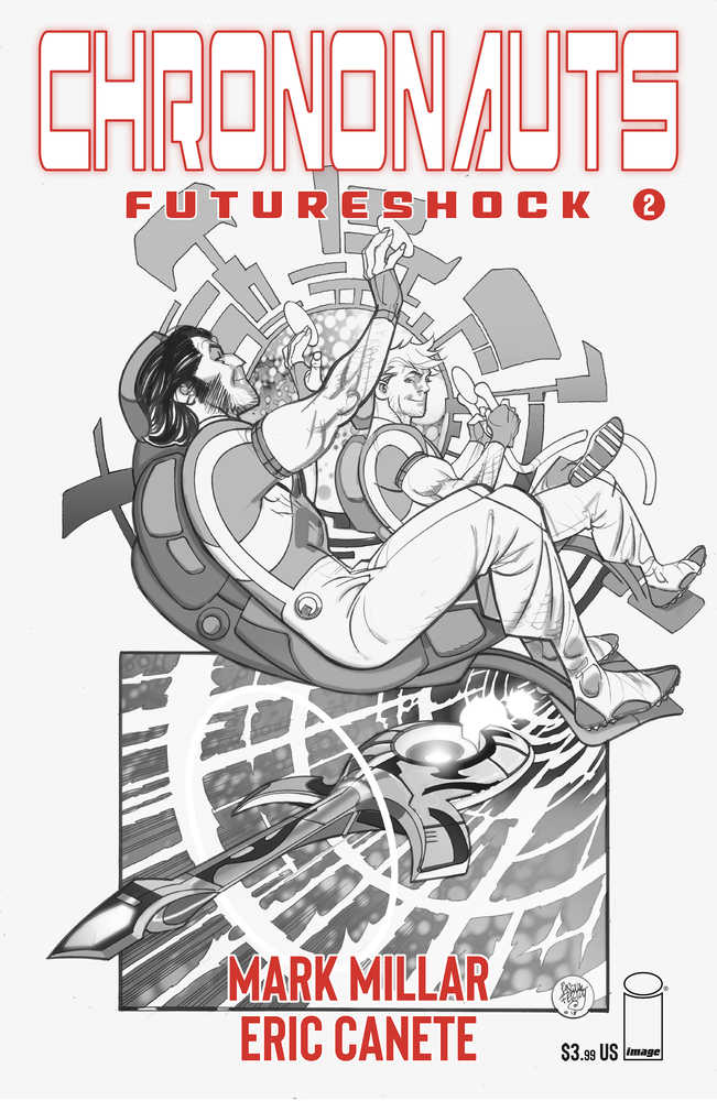 Chrononauts Futureshock #2 (Of 4) Cover B Black & White Ferry (Mature)