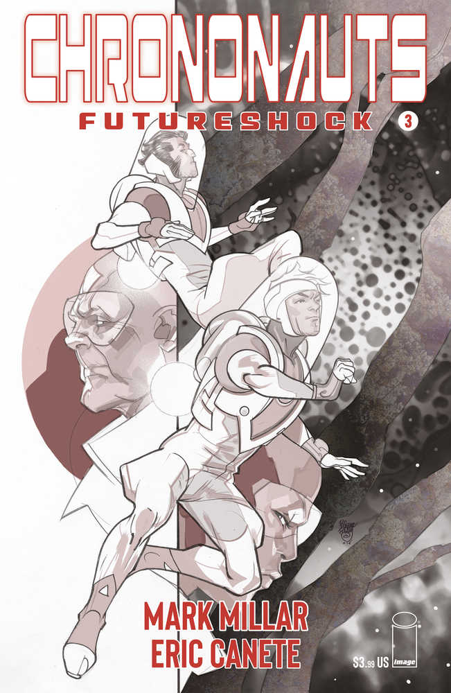 Chrononauts Futureshock #3 (Of 4) Cover B Black & White Ferry (Mature)