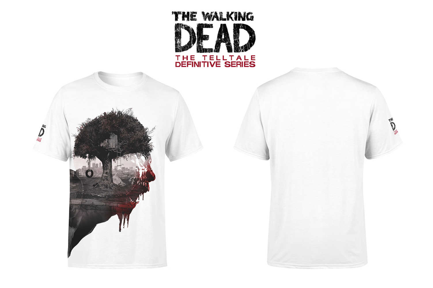 Telltale Walking Dead Walker Scream T-Shirt XL 