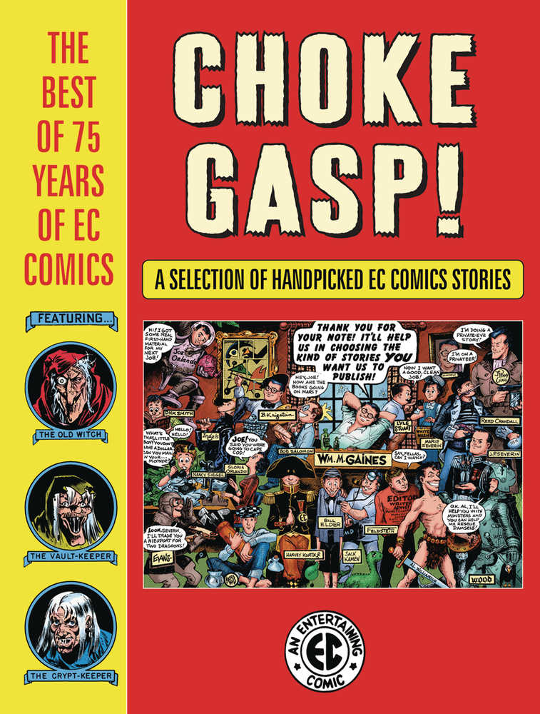 Choke Gasp The Best Of 75 Years Of EC Comics Hardcover 