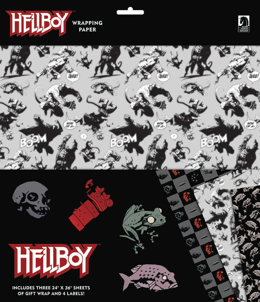 Hellboy Wrapping Paper 