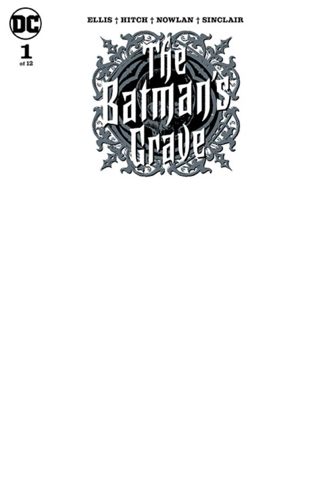Batmans Grave #1 (Of 12) Blank Variant Edition