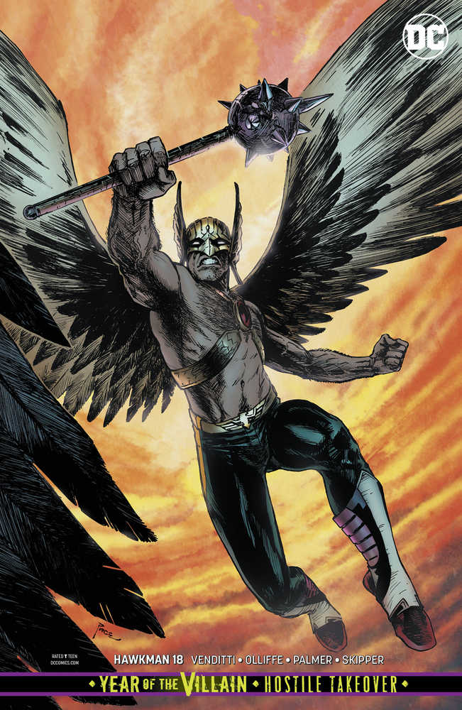 Hawkman #18 Variant Edition Yotv