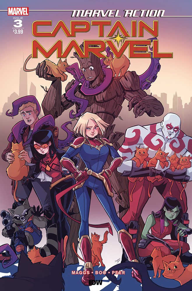 Marvel Action Captain Marvel #3 (Of 3) Cover A Boo 