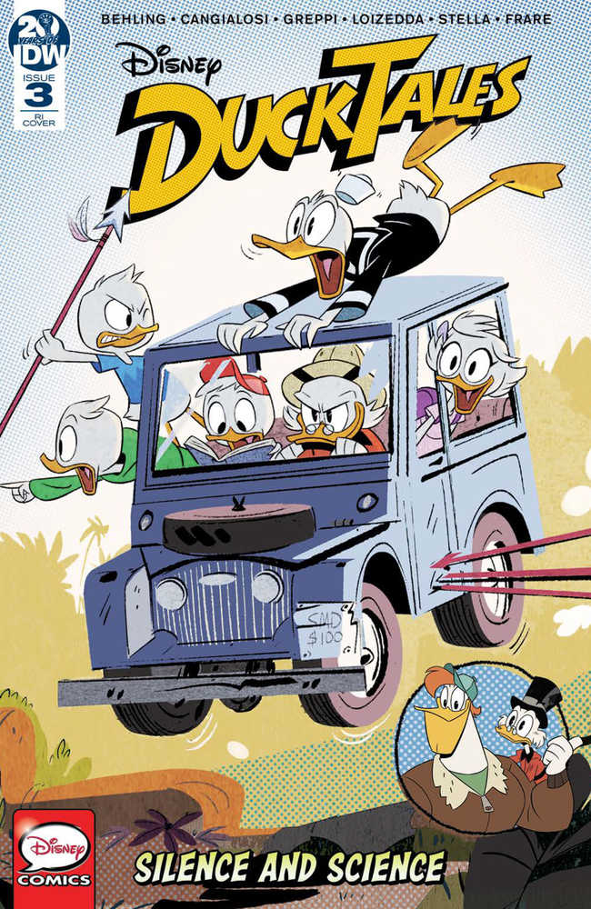 Ducktales Silence & Science #3 (Of 3) 10 Copy Variant Edition Ducktales
