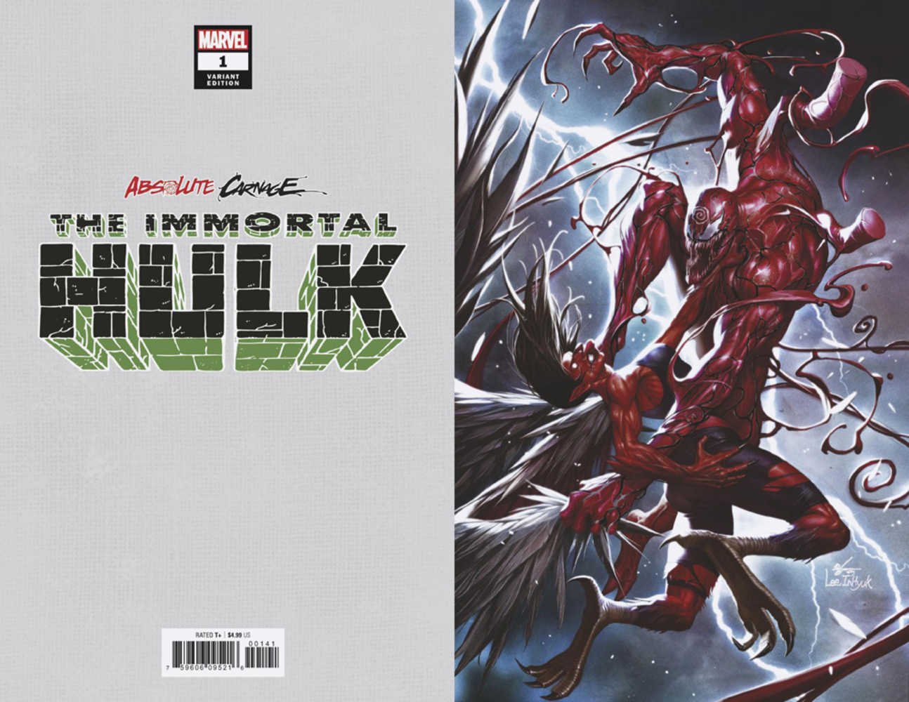 Absolute Carnage Immortal Hulk #1 Inhyuk Lee Full Art Variant Ac