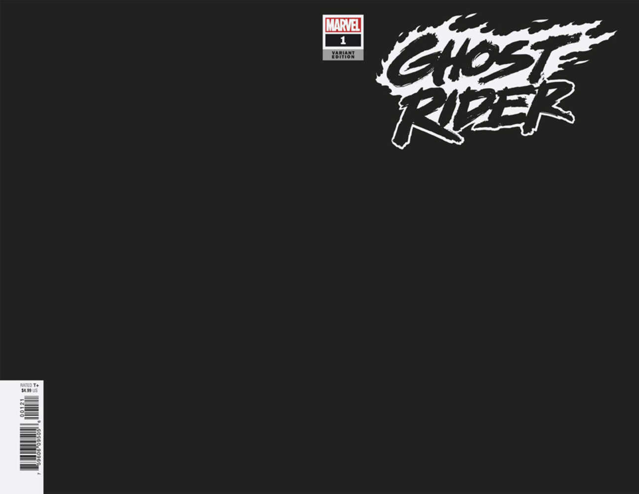 Ghost Rider #1 Black Blank Variant