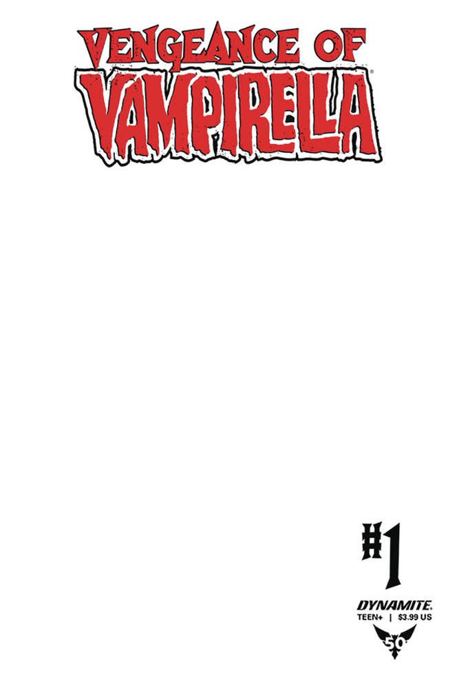Vengeance Of Vampirella #1 Blank Authentix Edition 