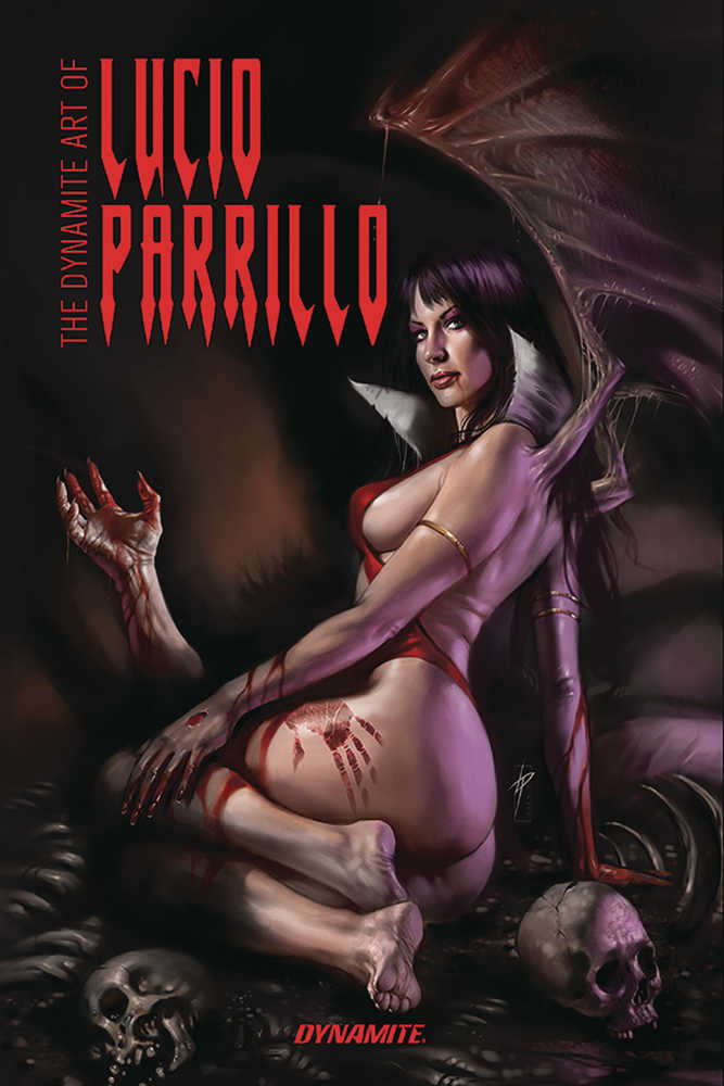 Dynamite Art Of Lucio Parrillo Signed Edition Hardcover 