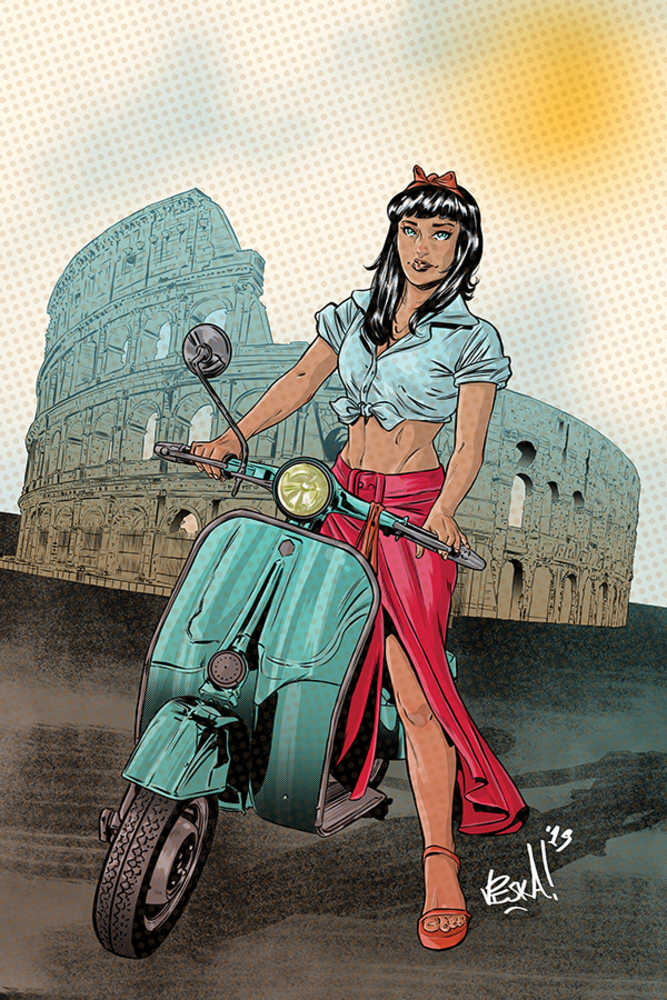 Bettie Page Unbound #7 40 Copy Federici Full Art Variant Edition