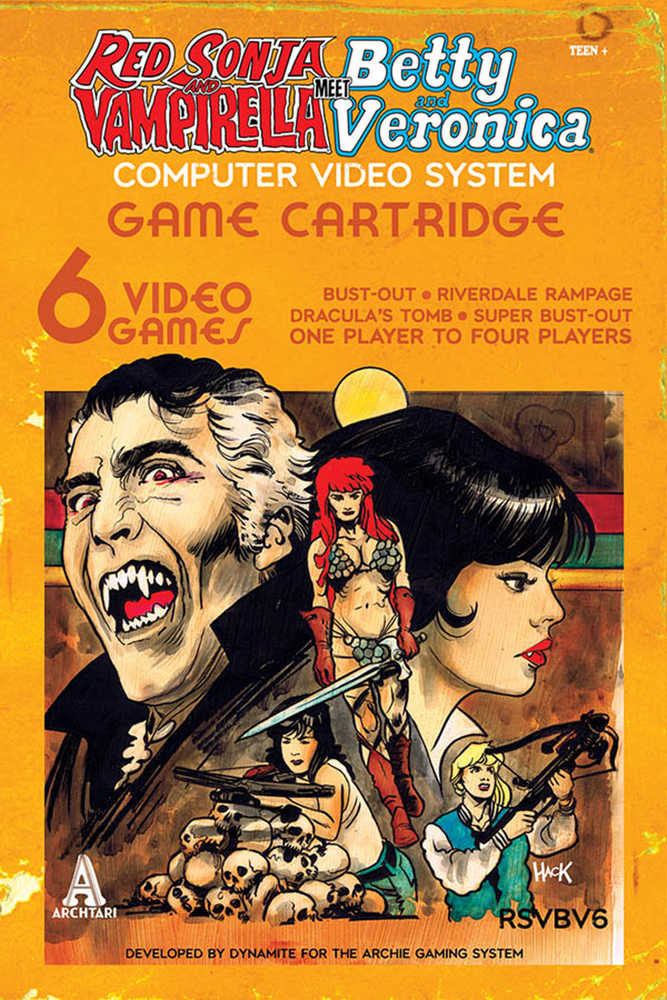 Red Sonja Vampirella Betty Veronica #6 Cover B Hack