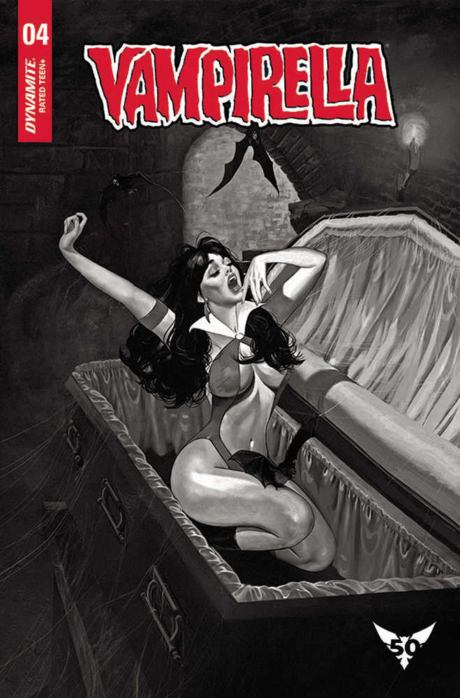 Vampirella #4 20 Copy Dalton Black & White Variant Edition