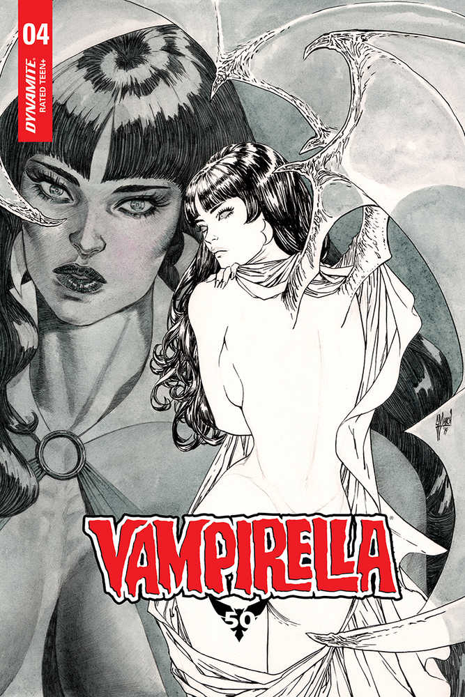 Vampirella #4 50 Copy March Black & White Variant Edition