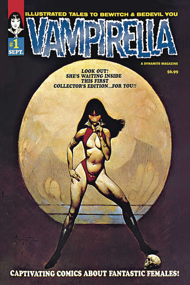 Vampirella #1 1969 Replica Edition Limited Blue Foil Cover
