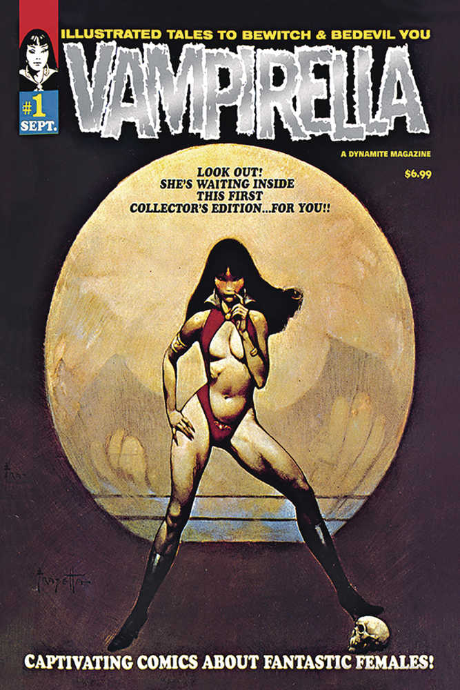 Vampirella #1 1969 Replica Edition Limited Platinum Foil Cover
