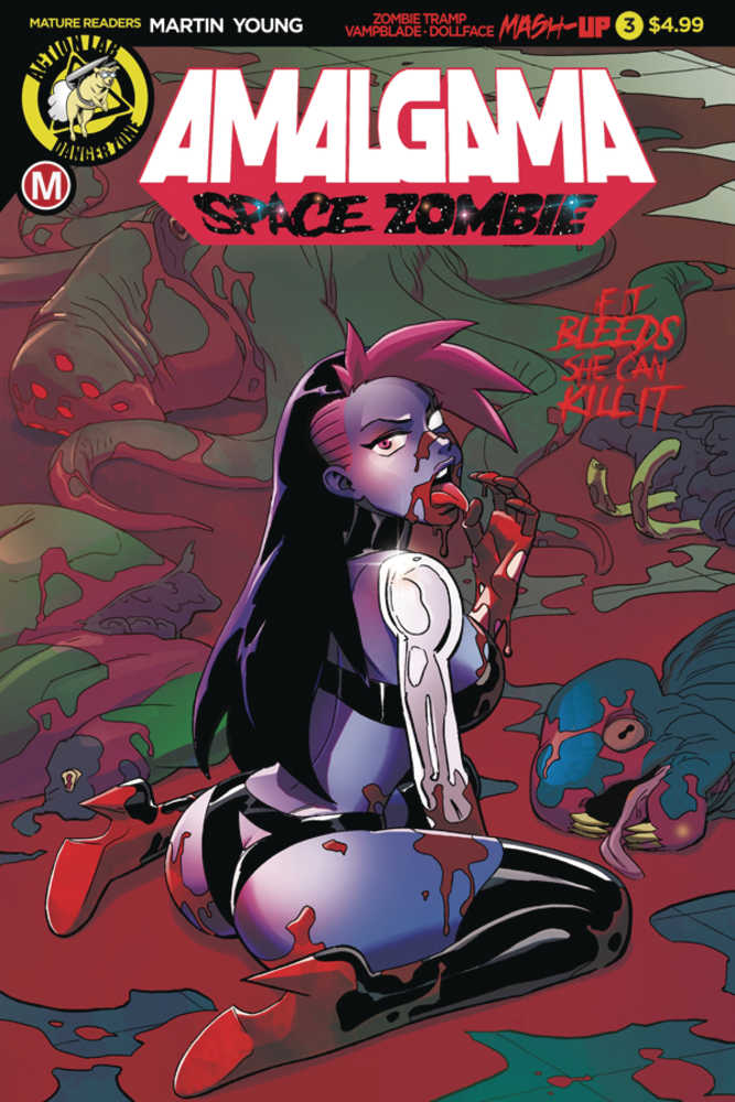 Amalgama Space Zombie #3 Cover A Young (Mature)