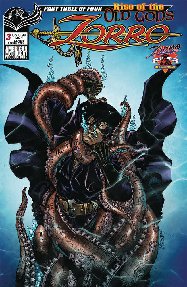 Zorro Rise Of The Old Gods #3 Cover A Calzada