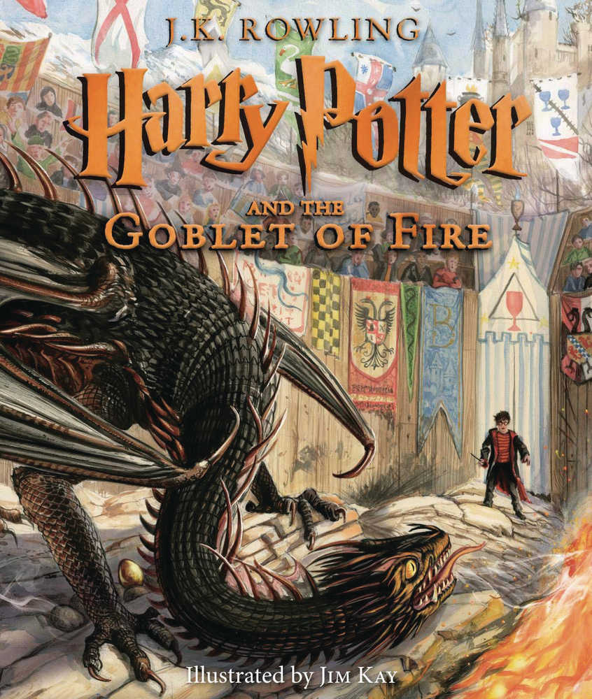 Harry Potter & Goblet Of Fire Illustrated Hardcover Edition 
