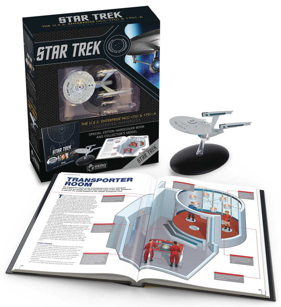 St Uss Enterprise Ncc 1701 Illustrated Handbook W Collectible 