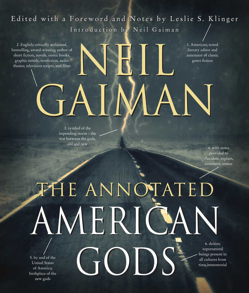 Neil Gaimans Annotated American Gods Hardcover 