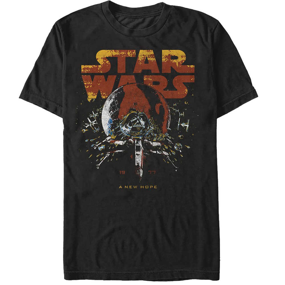 Star Wars Cosmic Vader Logo T-Shirt SM 