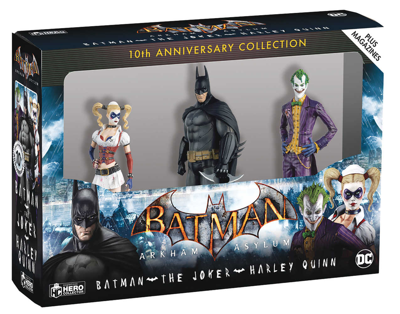 DC Batman Arkham Asylum 3 Figurine Box Set 