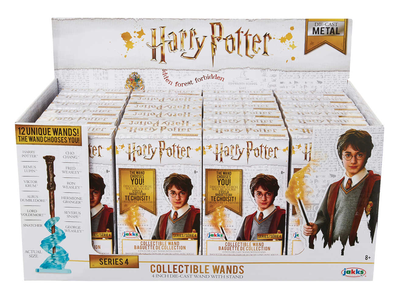 Harry Potter Die Cast Wand Bmb Wv4 Display  