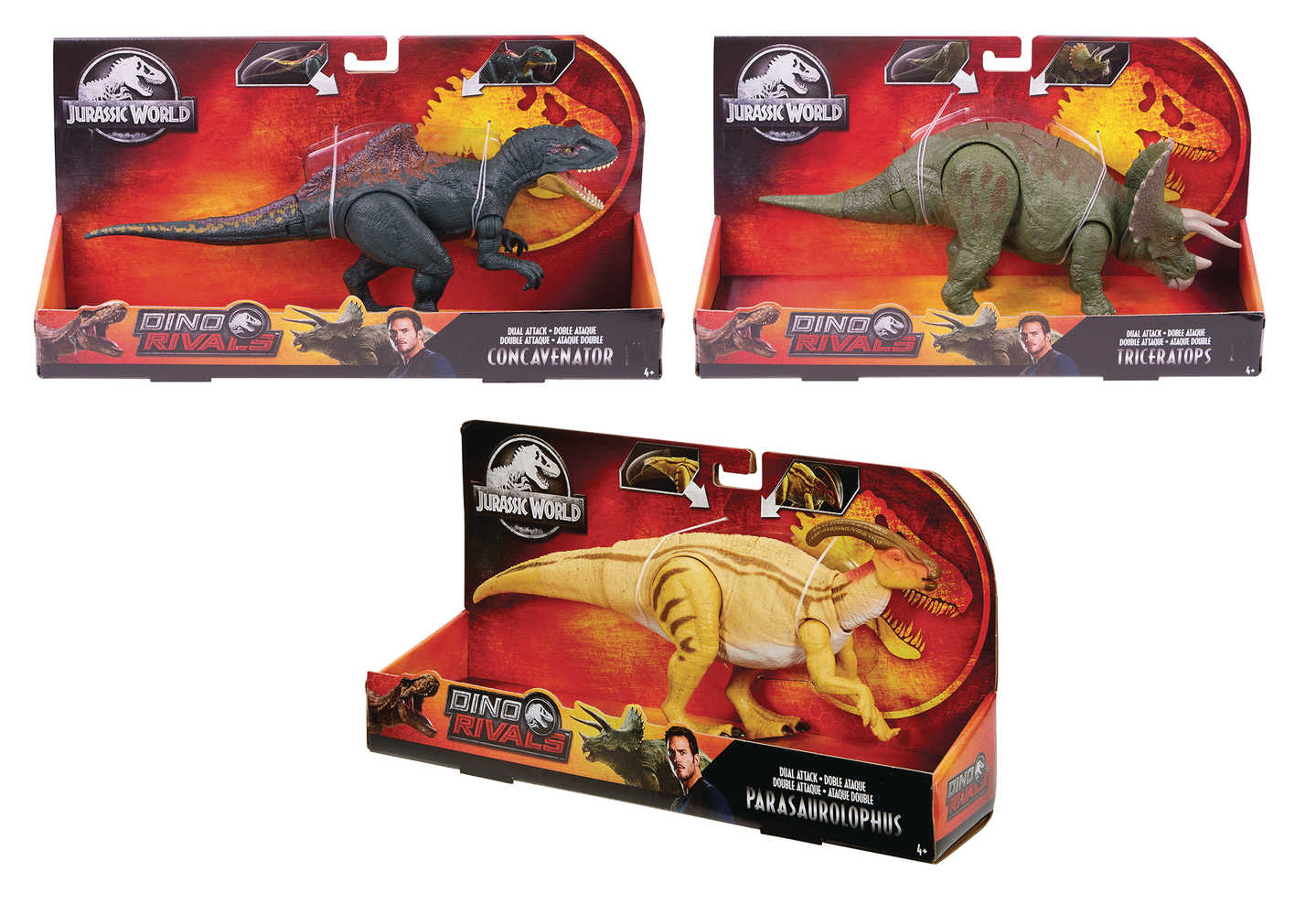 Jurassic World Dual Attack Action Figure Assortment 201901  