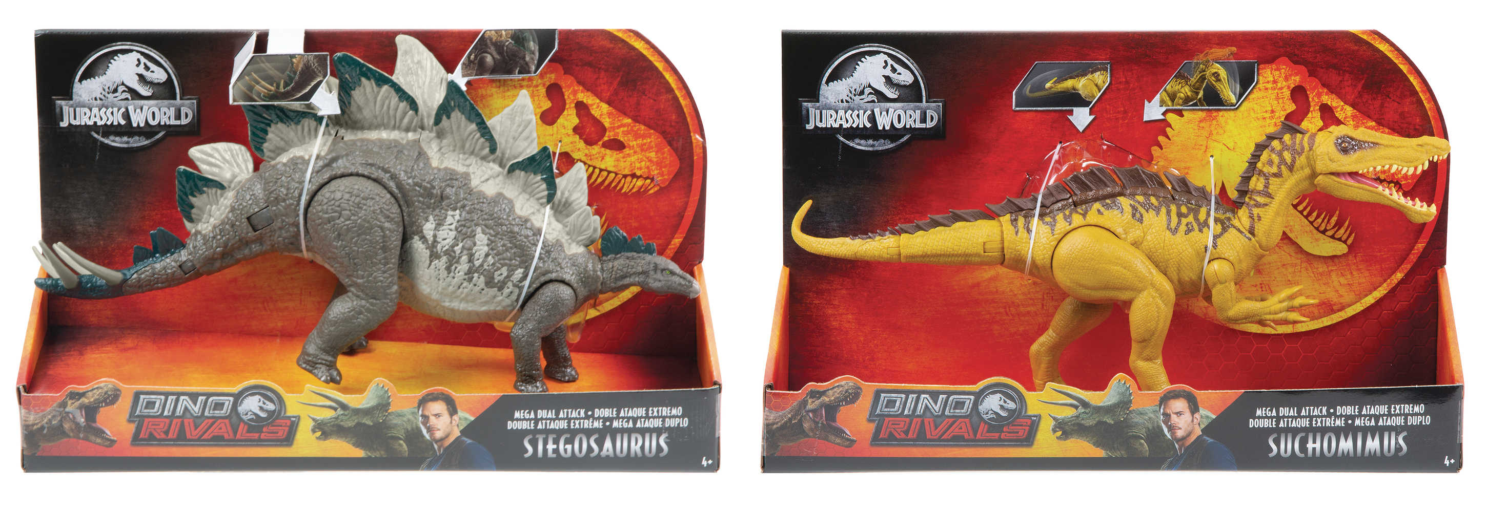 Jurassic World Mega Dual Attack Action Figure Assortment 201901  