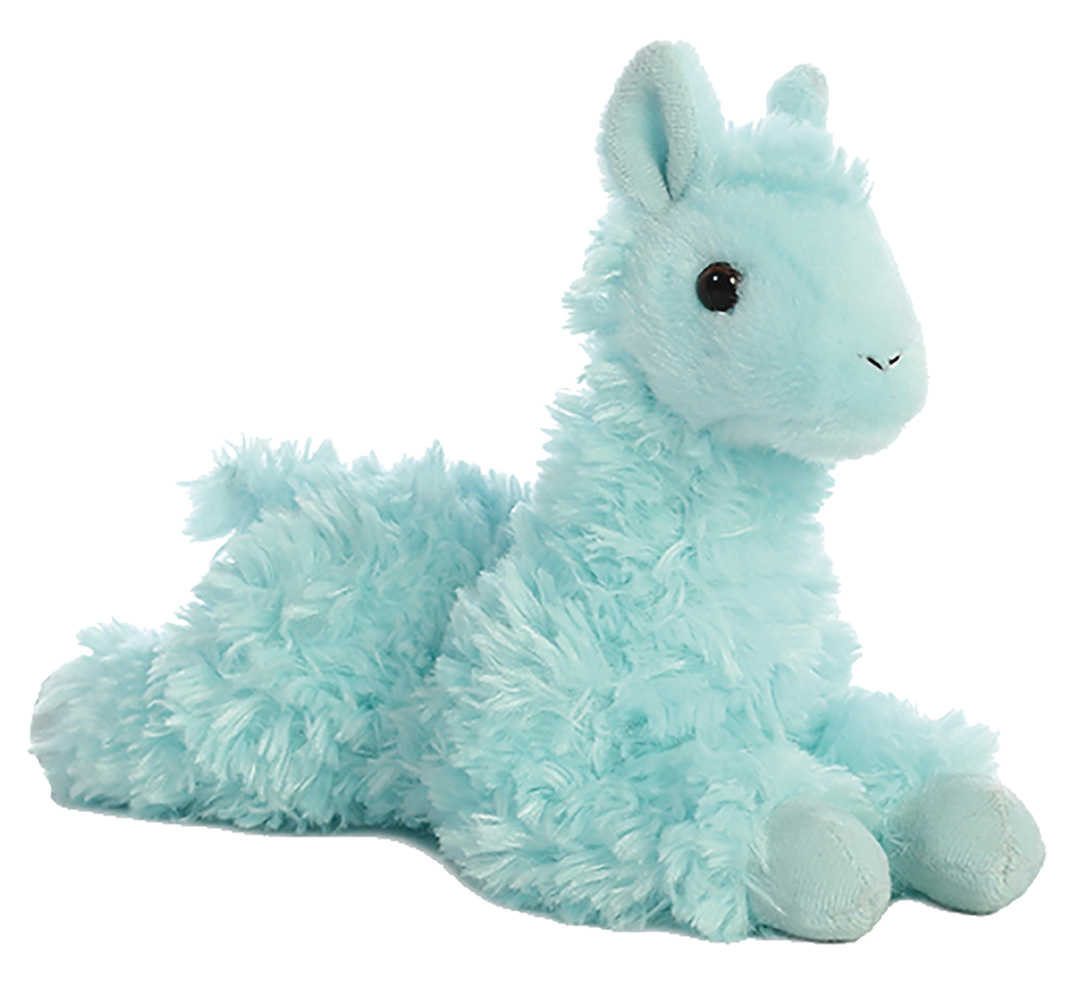 Aurora Teal 8 In Llama Plush 