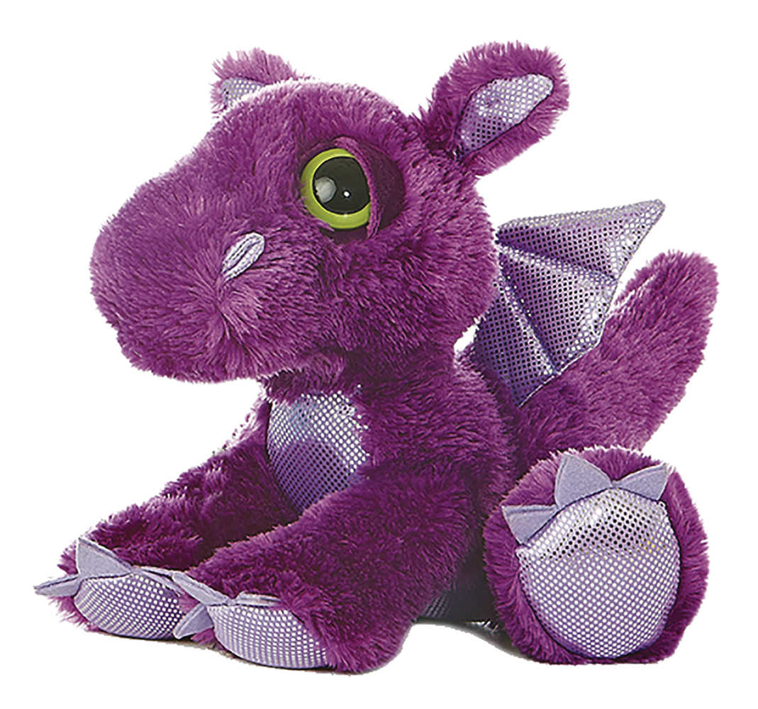Dreamy Eyes Purple Flame 10 In Dragon Plush 