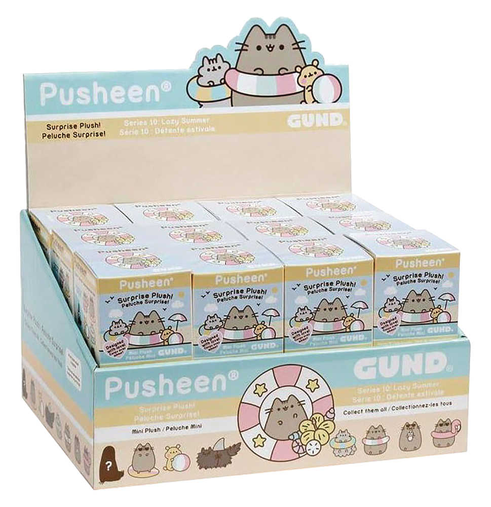 Pusheen Series 10 Lazy Summer 24 Pcs Blind Mystery Box Display 