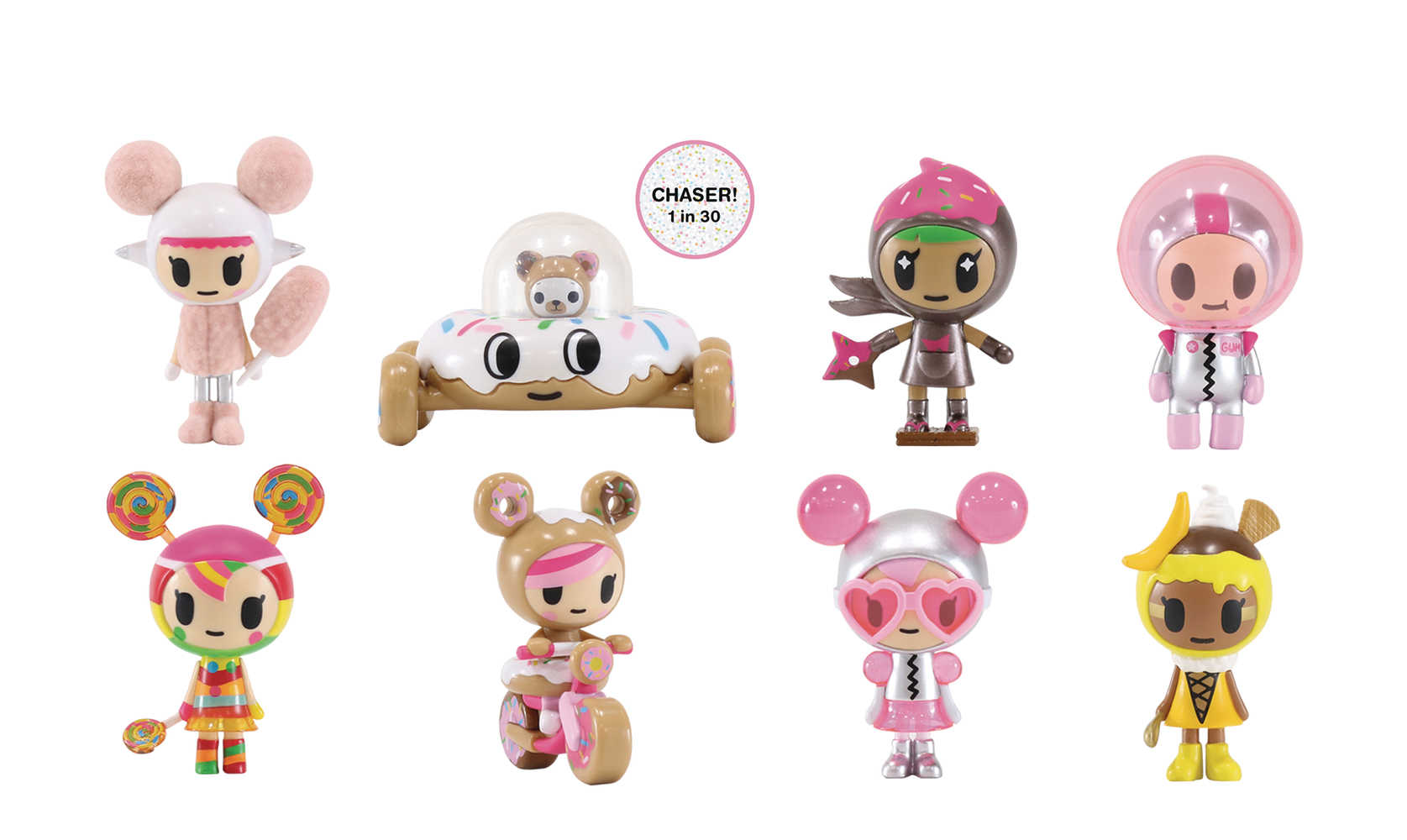 Donutella And Her Sweet Friends Series2 16 Pc Blind Mystery Box Display 